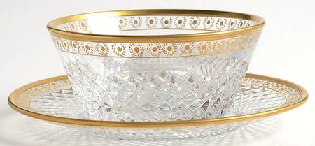 Palais (Gold Trim) Finger Bowl & Underplate