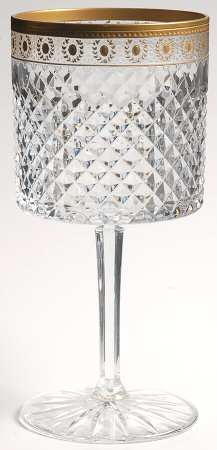 Palais (Gold Trim) Water Goblet