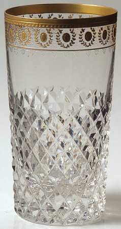 Palais (Gold Trim) Highball Glass