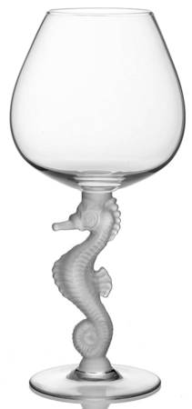 Sea Horse Brandy Glass