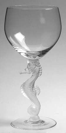 Sea Horse Water Goblet