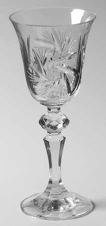 Pinwheel Cordial Glass