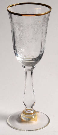 Etoile Gold Trim Cordial Glass