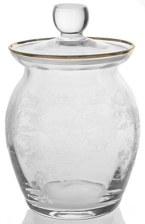 Etoile Gold Trim Sugar Bowl & Lid