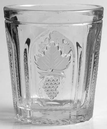 Magnet and Grape Clear 8 Oz Flat Tumbler