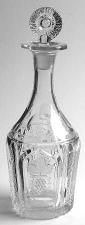 Magnet and Grape Clear Decanter & Stopper