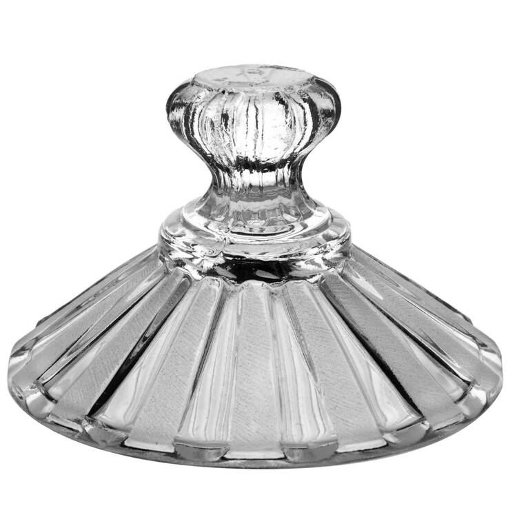 Frosted Ribbon Lid for Sugar Bowl