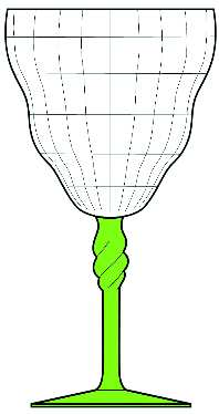 325 Green (Green Stem, Block Optic) by Bryce