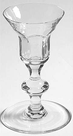 Antique Clear Single Light Candlestick