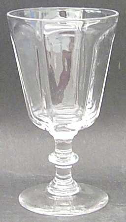 Antique Clear Wine Glass