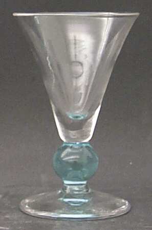 Apollo Cerulean (Blue Stem) Sherry Glass