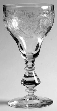 Fern Leaf (Stem 894, Etched) Wine Glass