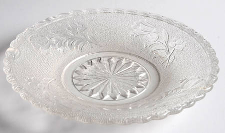 Rose in the Snow Clear Bread & Butter Plate by Bryce