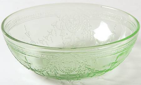 Rose Cameo Green Small Fruit Dessert Bowl