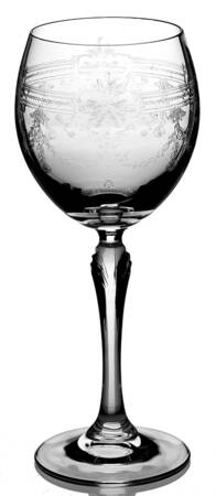 Victoria (Etched) Wine Glass