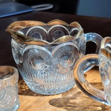 St Genevieve Clear (No Trim) Creamer