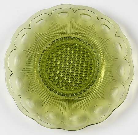 St Genevieve Green Bread & Butter Plate