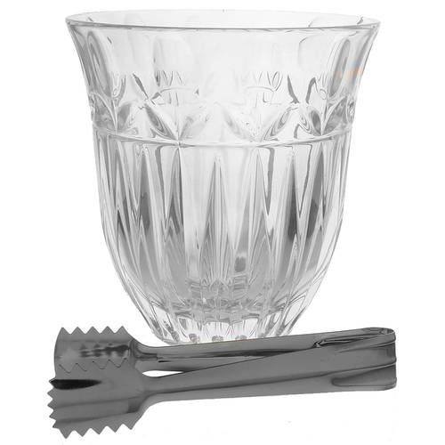 Tulip Garden Ice Bucket with Tongs