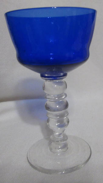 625 Cobalt Blue Champagne/Tall Sherbet