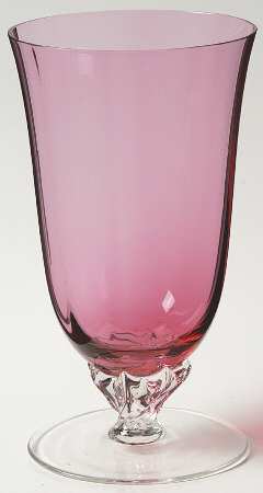 Liza Cranberry (Optic, Flared Bowl) Iced Tea