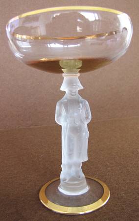 Napolean Gold (No Etch on Bowl) Champagne/Tall Sherbet
