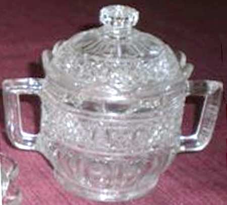 Hawaiian Lei Sugar Bowl & Lid
