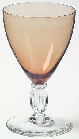 Delhi Amber Wine Glass by Bryce