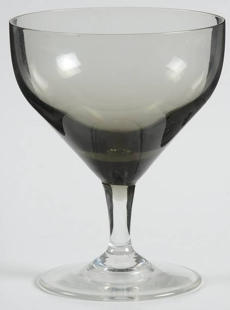 Moonglo Champagne/Tall Sherbet by Belkraft Crystal
