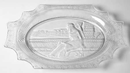 Egyptian 13" Oval Platter by Boston & Sandwich