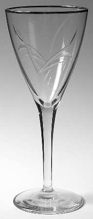BFC4 Platinum Water Goblet