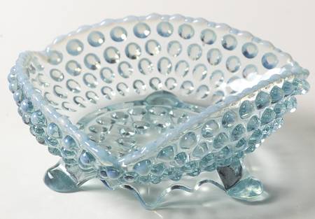 Overall Hobnail Blue Opalescent by Beatty