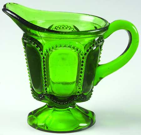 Beaded Medallion Green by Boston &amp; Sandwich