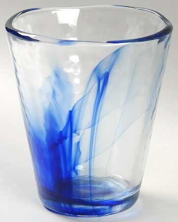 Murano Blue 14 Oz Flat Tumbler by Bormioli Rocco