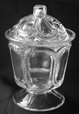 Beaded Medallion Clear by Boston &amp; Sandwich