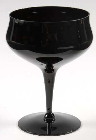 Midnight Lace Champagne/Tall Sherbet by Belkraft Crystal