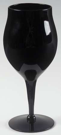 Midnight Lace Wine Glass by Belkraft Crystal
