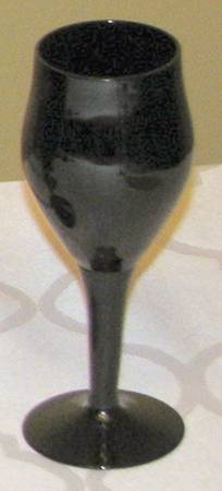 Midnight Lace Cordial Glass by Belkraft Crystal