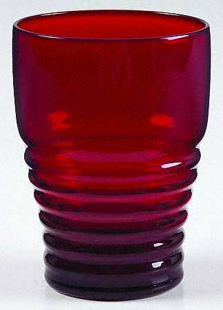 Georgian Ruby 10 Oz Flat Tumbler
