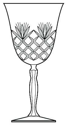 Oxford (Multisided Stem) by Badash Crystal