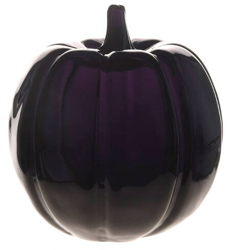 Blenko Fruits & Vegetables #9355L 6" Large Pumpkin