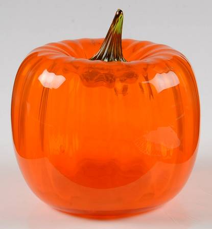 Blenko Fruits & Vegetables #9355L 6" Large Pumpkin