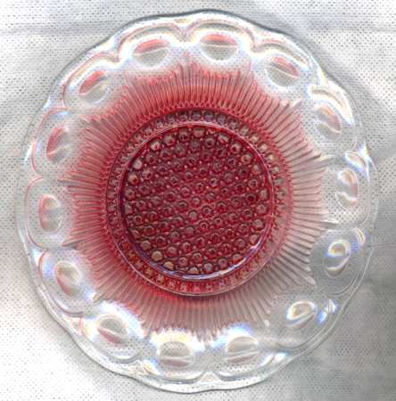 St Genevieve Ruby Stain Salad Plate