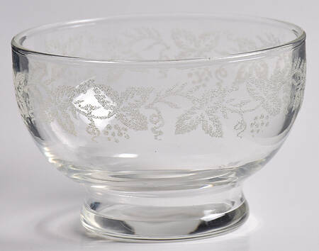 Decoration 806 Clear (No Trim) Footed Dessert