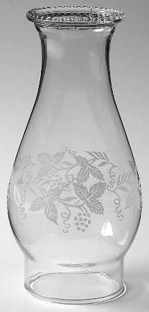 Decoration 806 Clear (No Trim) Hurricane Lamp, Globe Only