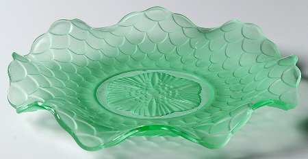 Fishscale Green by Bagley Glass