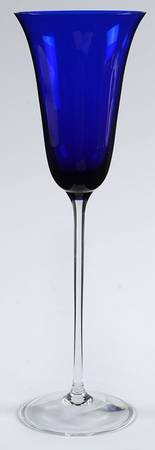 BOC207 Cobalt Blue Fluted Champagne