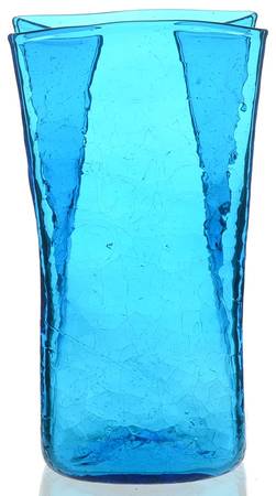Vases #8813S Paper Bag Vase with Crackled Finish