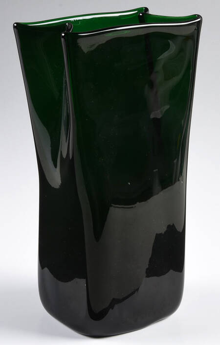 Vases #8813M 10" Paper Bag Vase