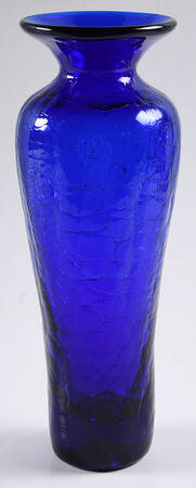 Vases #8310S 10" Crackled Bud Vase by Blenko