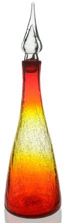 Decanters & Bottles #920 Crackled Decanter & Stopper